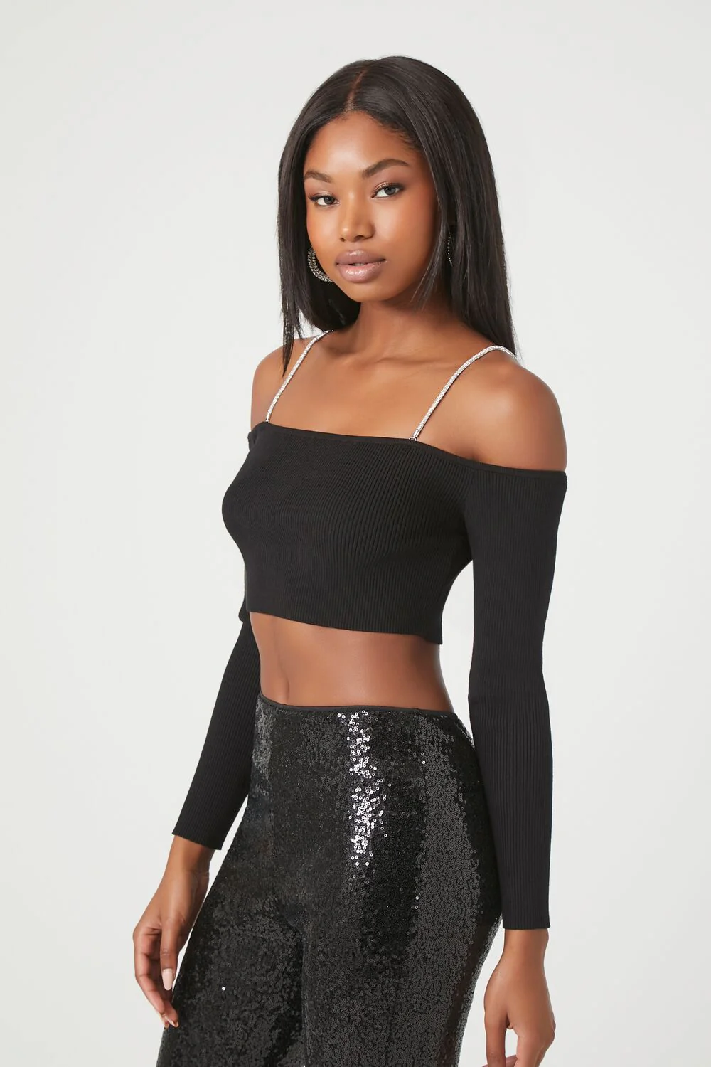 Off-the-Shoulder Crop Top - Image 2
