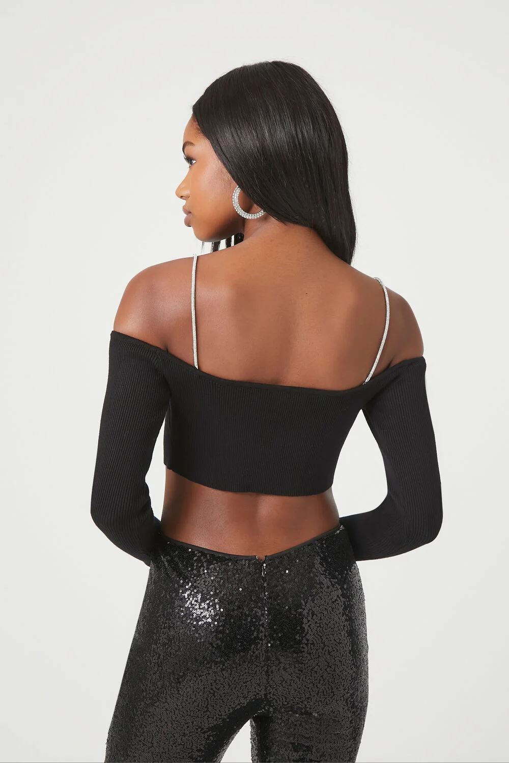 Off-the-Shoulder Crop Top - Image 3