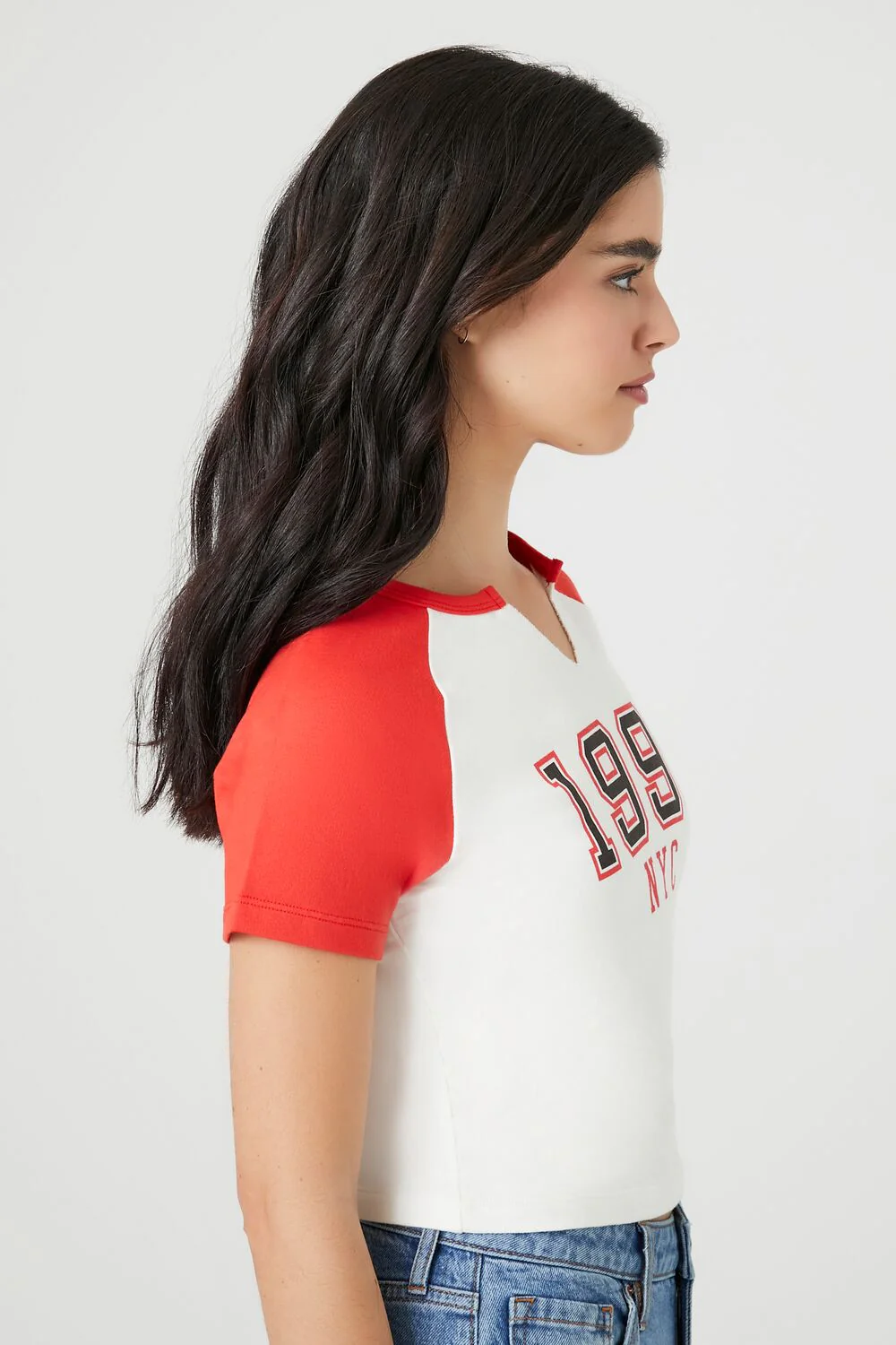 1991 NYC Graphic Raglan Tee - Image 2