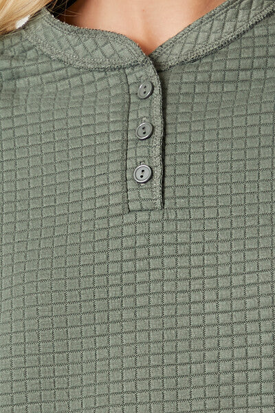 Waffle Knit Crop Top - Image 10