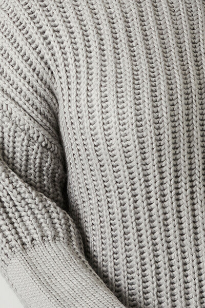 Plus Size Purl Knit Turtleneck Sweater - Image 5