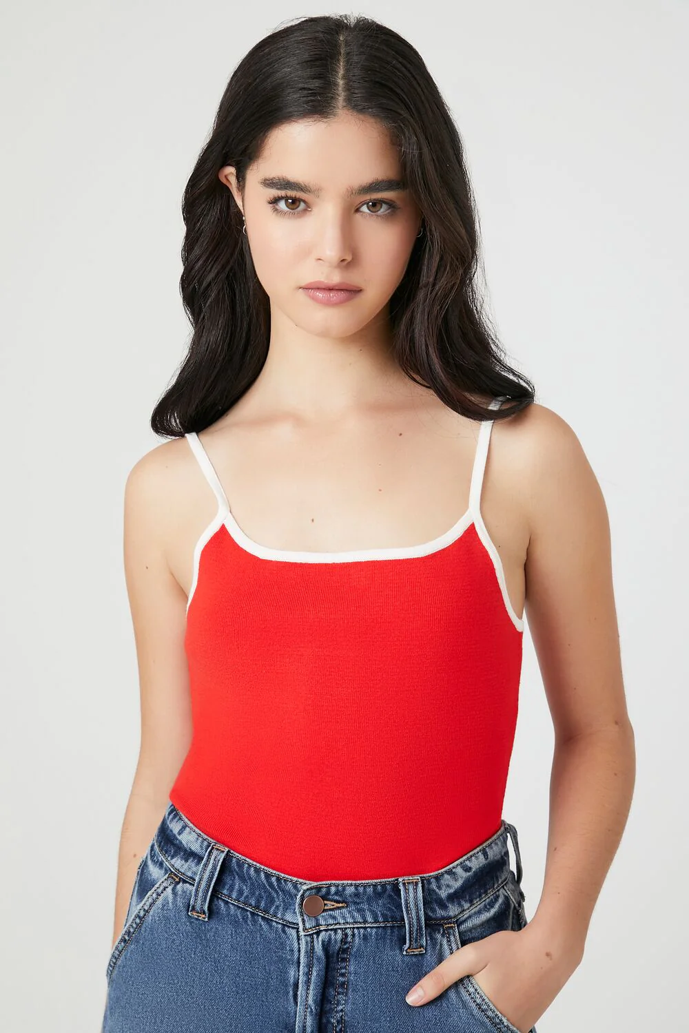 Sweater-Knit Cami Bodysuit - Image 6