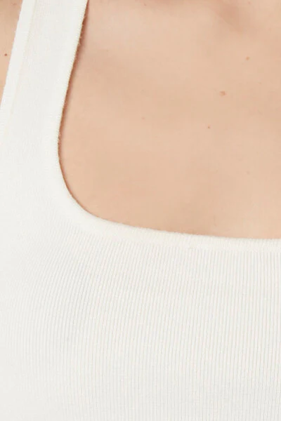 Sweater-Knit Cutout Tank Top - Image 5