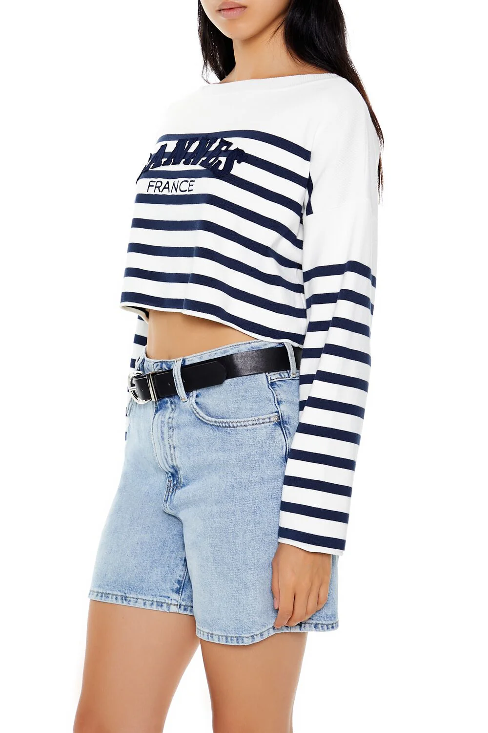 Cannes France Cropped Sweater - Image 4