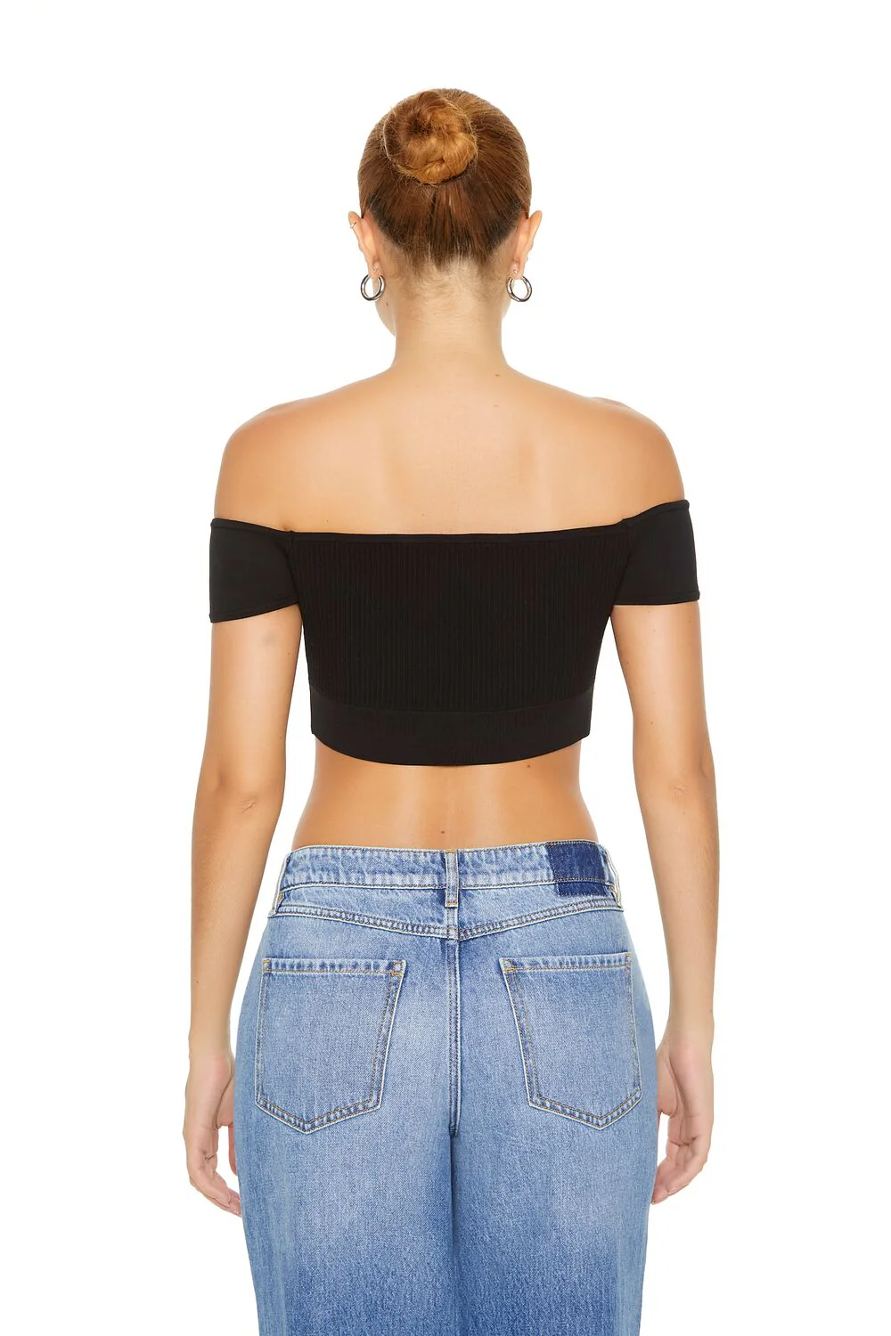 Sweater-Knit Crop Top - Image 3