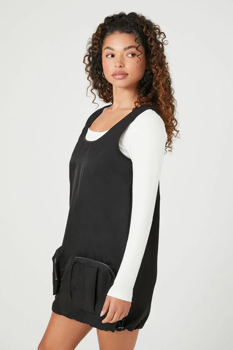Cargo Pocket Mini Dress - Image 2