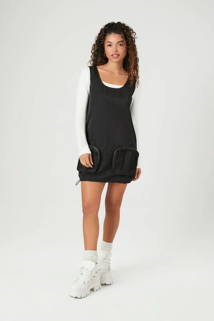 Cargo Pocket Mini Dress - Image 4