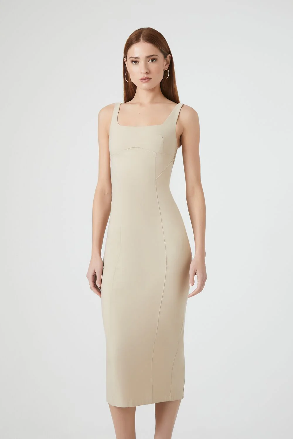 Bodycon Tank Midi Dress - Image 2