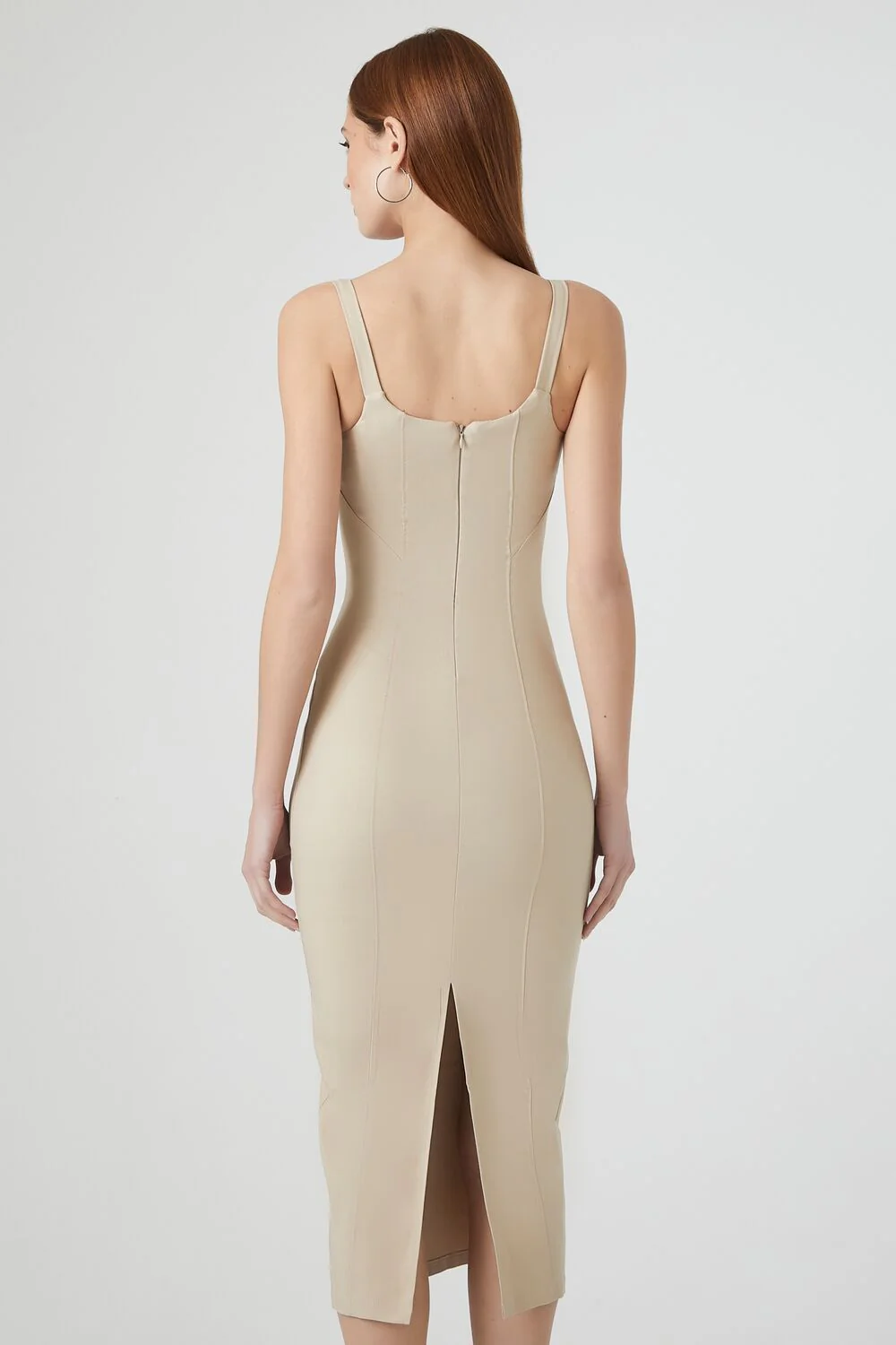 Bodycon Tank Midi Dress - Image 4