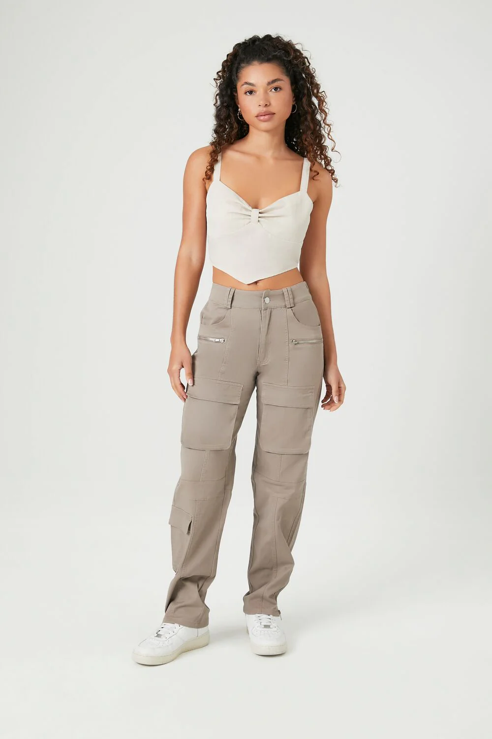 Sweetheart V-Hem Crop Top - Image 4