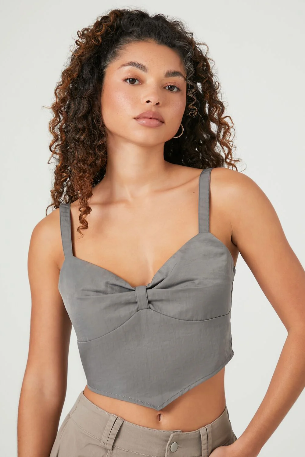 Sweetheart V-Hem Crop Top - Image 6