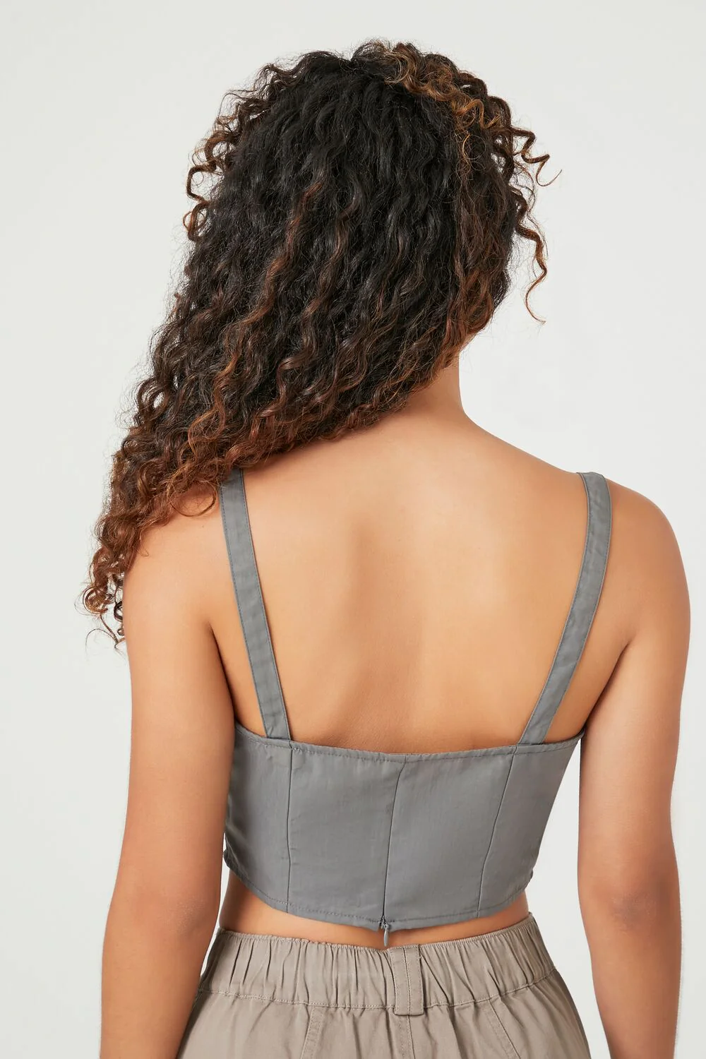 Sweetheart V-Hem Crop Top - Image 8