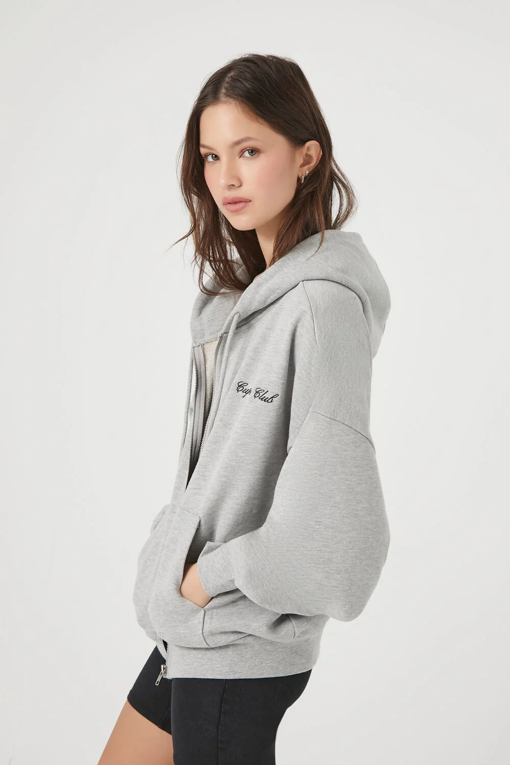 Cupids Club Zip-Up Hoodie - Image 2