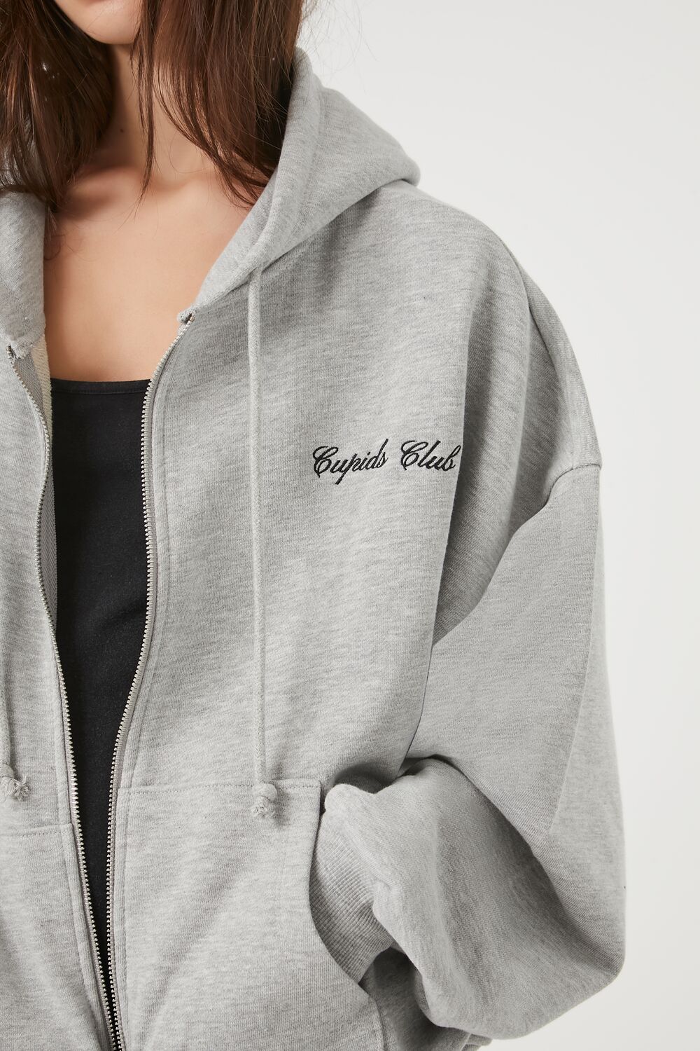 Cupids Club Zip-Up Hoodie - Image 5