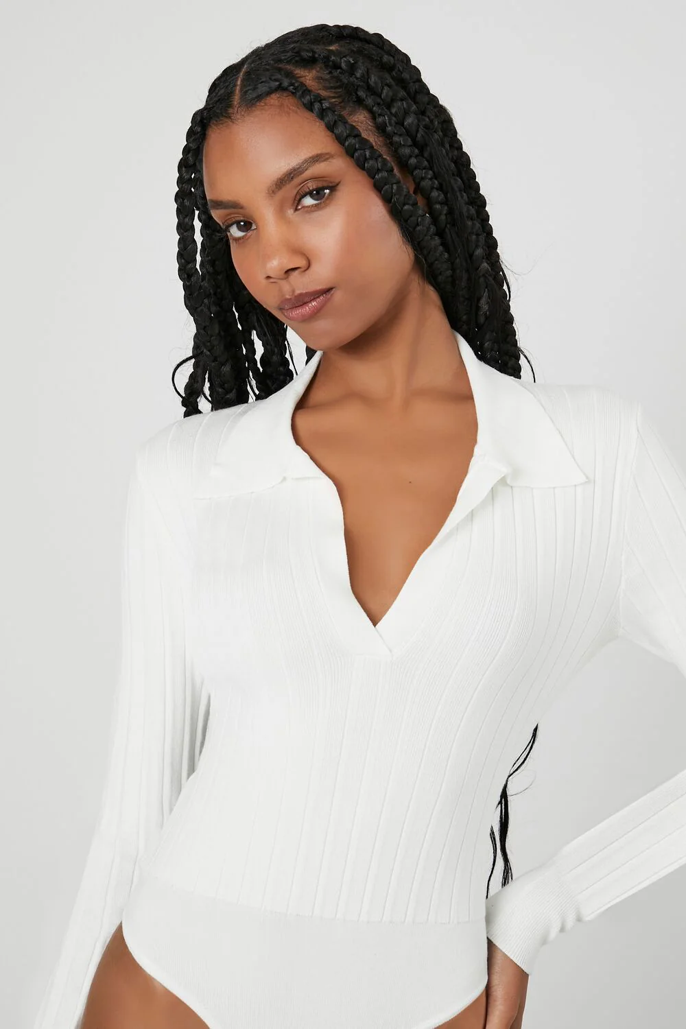 Ribbed Sweater-Knit Bodysuit - Image 5