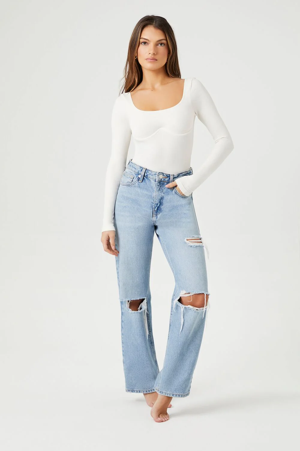 Seamless Cutout Bodysuit - Image 4
