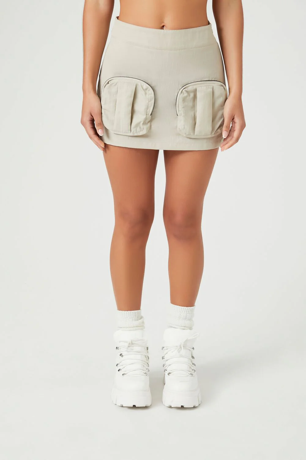Cargo Utility Mini Skirt - Image 2
