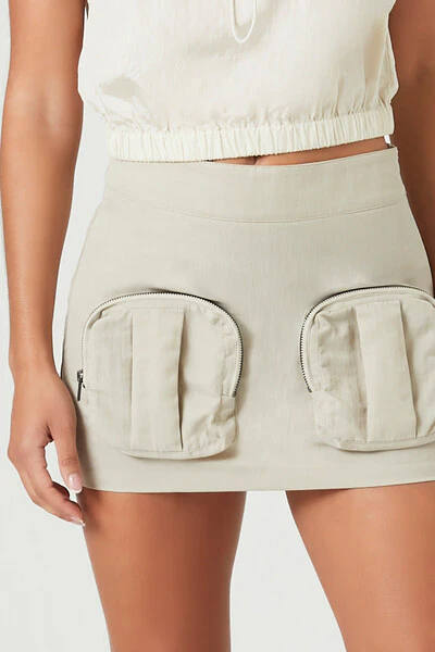 Cargo Utility Mini Skirt - Image 5