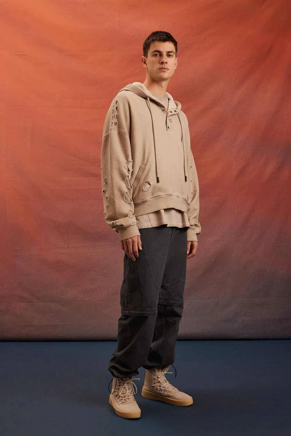 Unisex Rebel Moon Distressed Hoodie - Image 7
