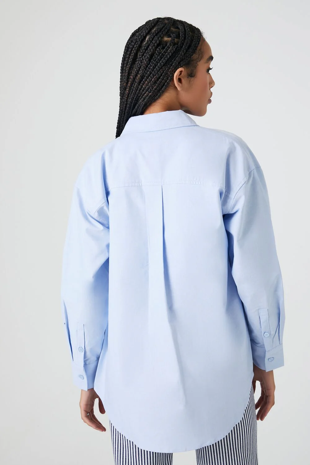 Poplin High-Low Shirt - Image 3