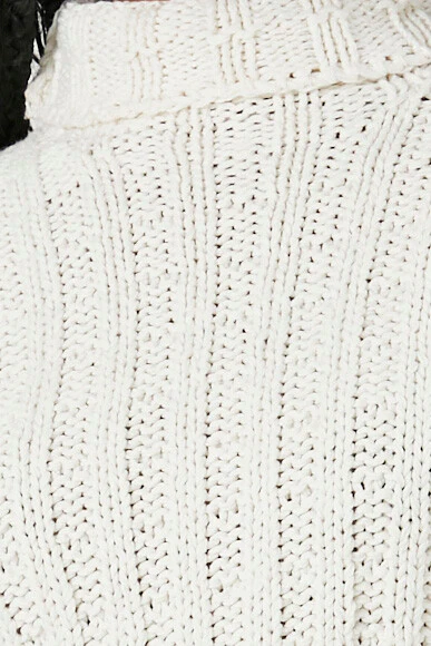 Ribbed Knit Turtleneck Sweater - Image 6