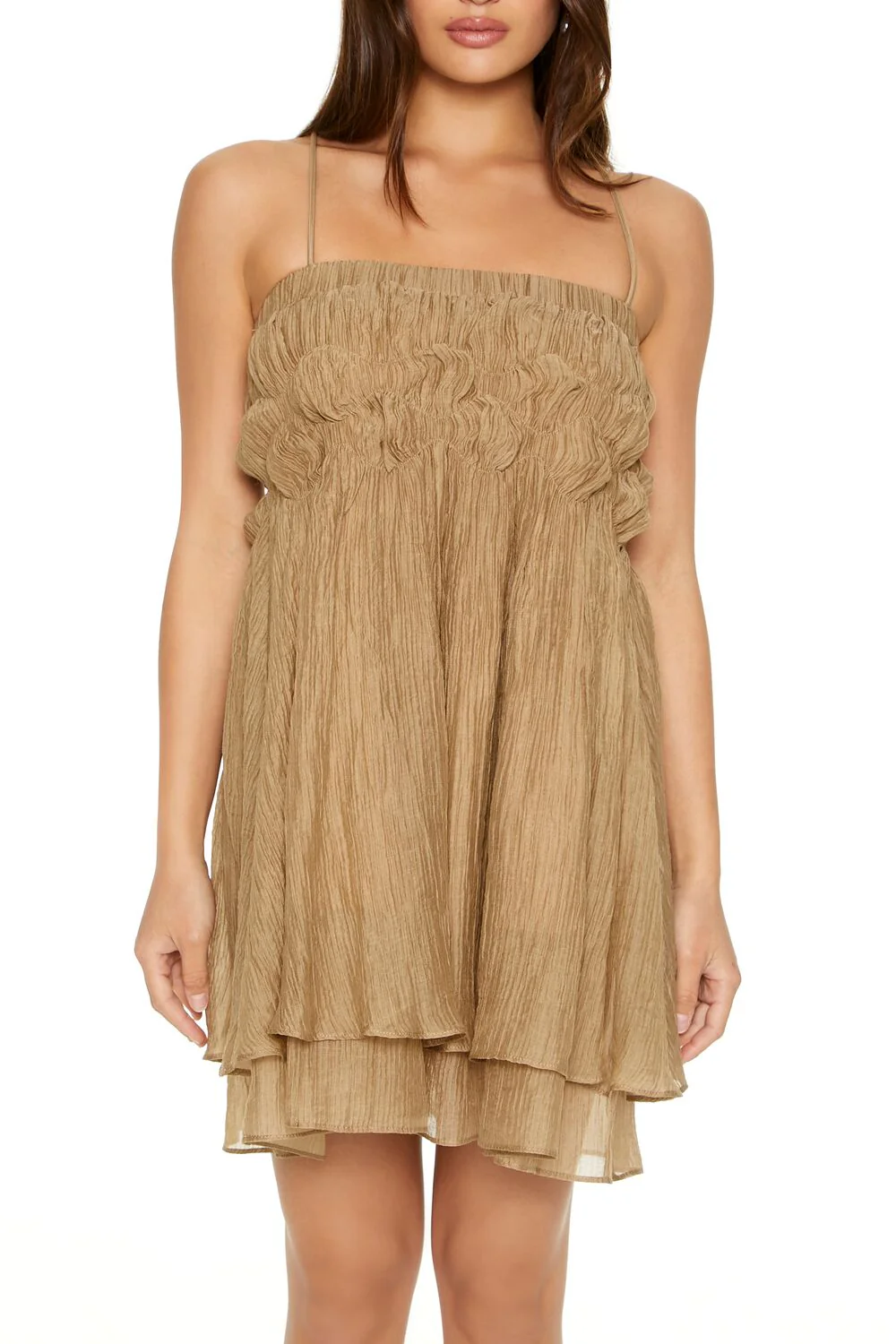 Layered Babydoll Mini Dress - Image 8