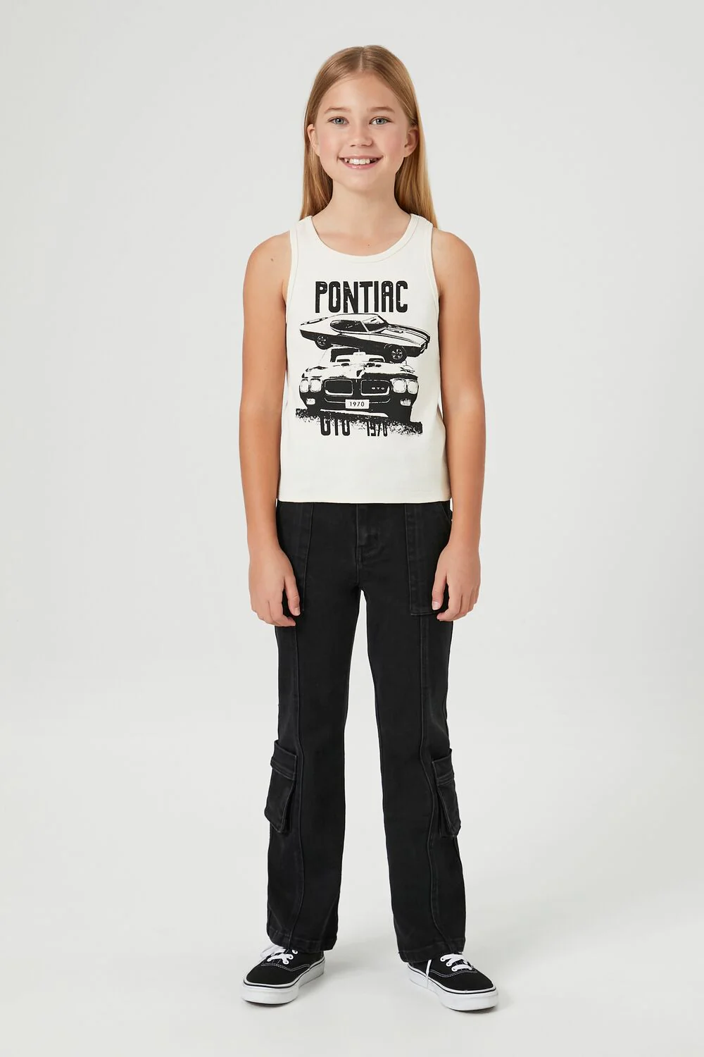 Girls Pontiac Graphic Tank Top (Kids) - Image 4