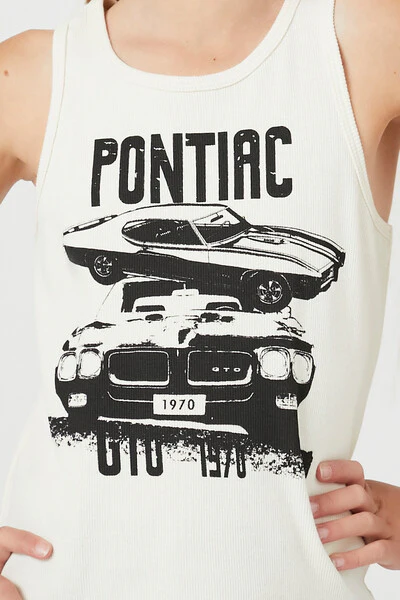 Girls Pontiac Graphic Tank Top (Kids) - Image 5
