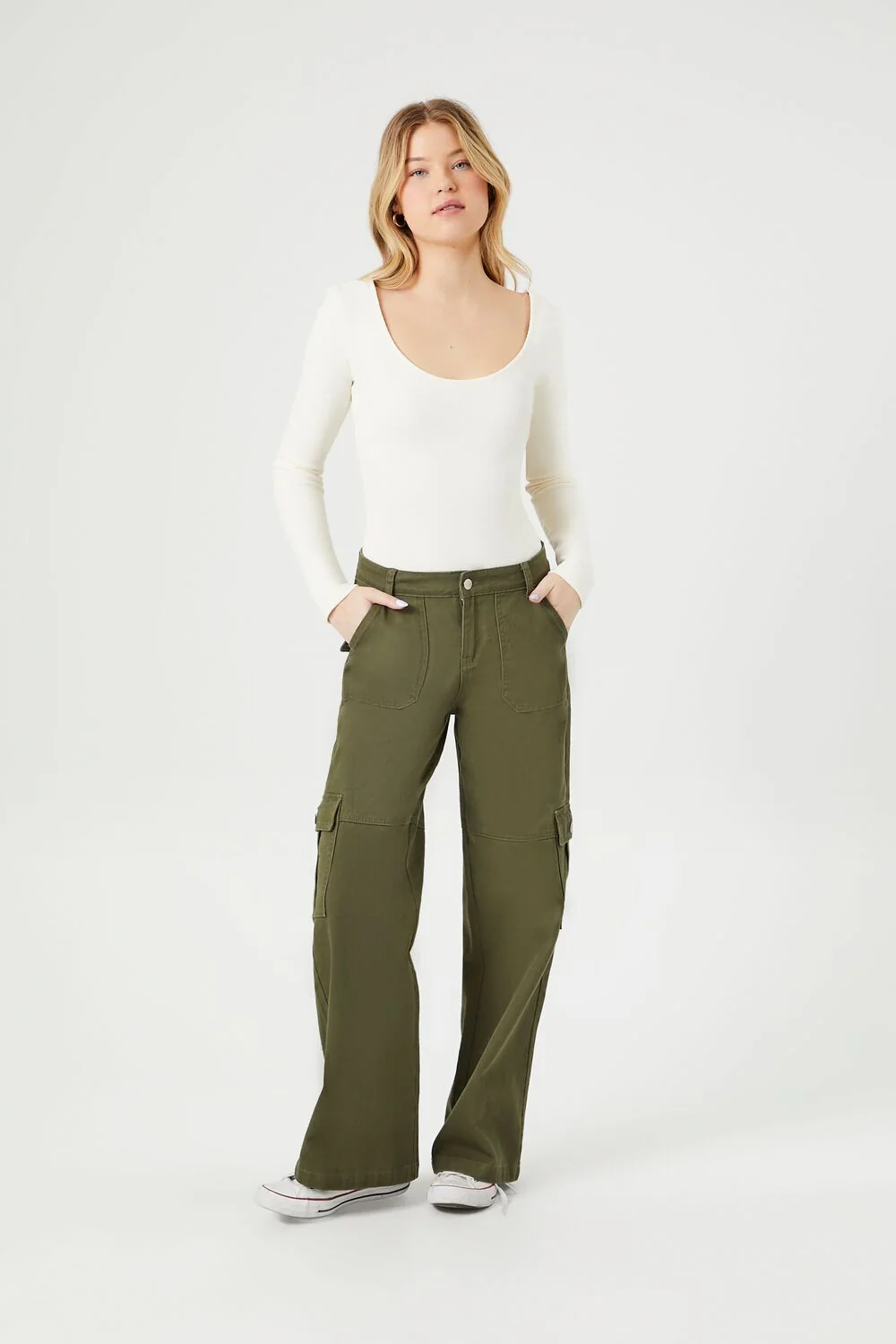 Cotton-Blend Scoop Bodysuit - Image 10