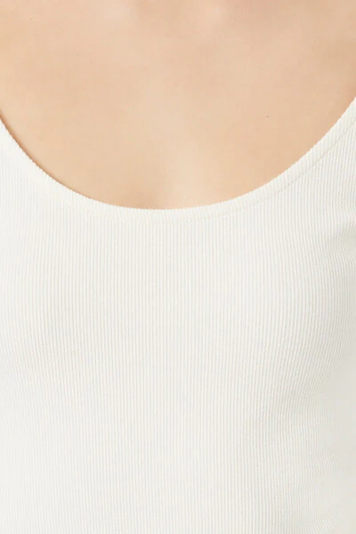 Cotton-Blend Scoop Bodysuit - Image 12