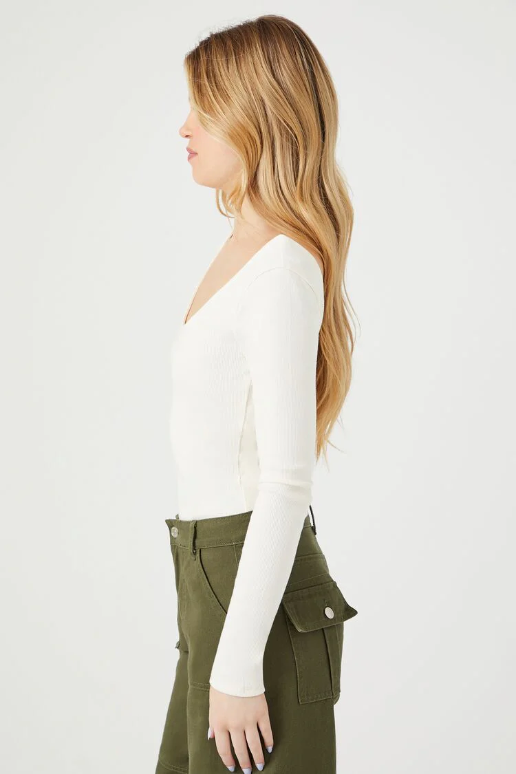 Cotton-Blend Scoop Bodysuit - Image 8