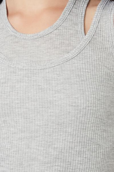 Ribbed Knit Combo Tank Top - Image 9