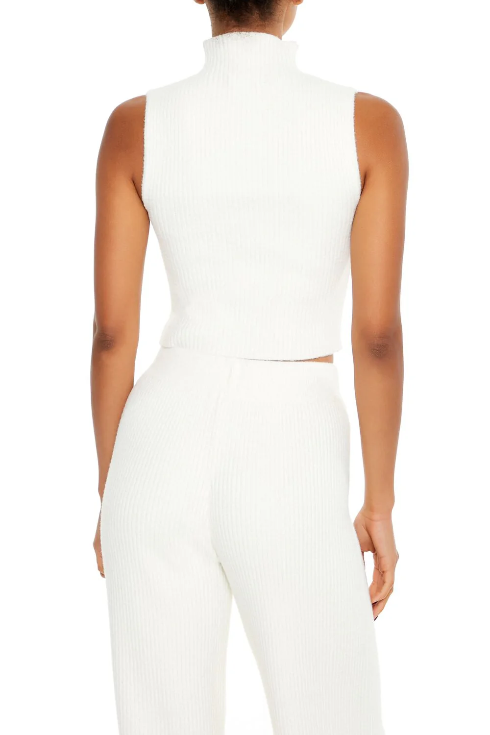 Sweater-Knit Turtleneck Crop Top - Image 15