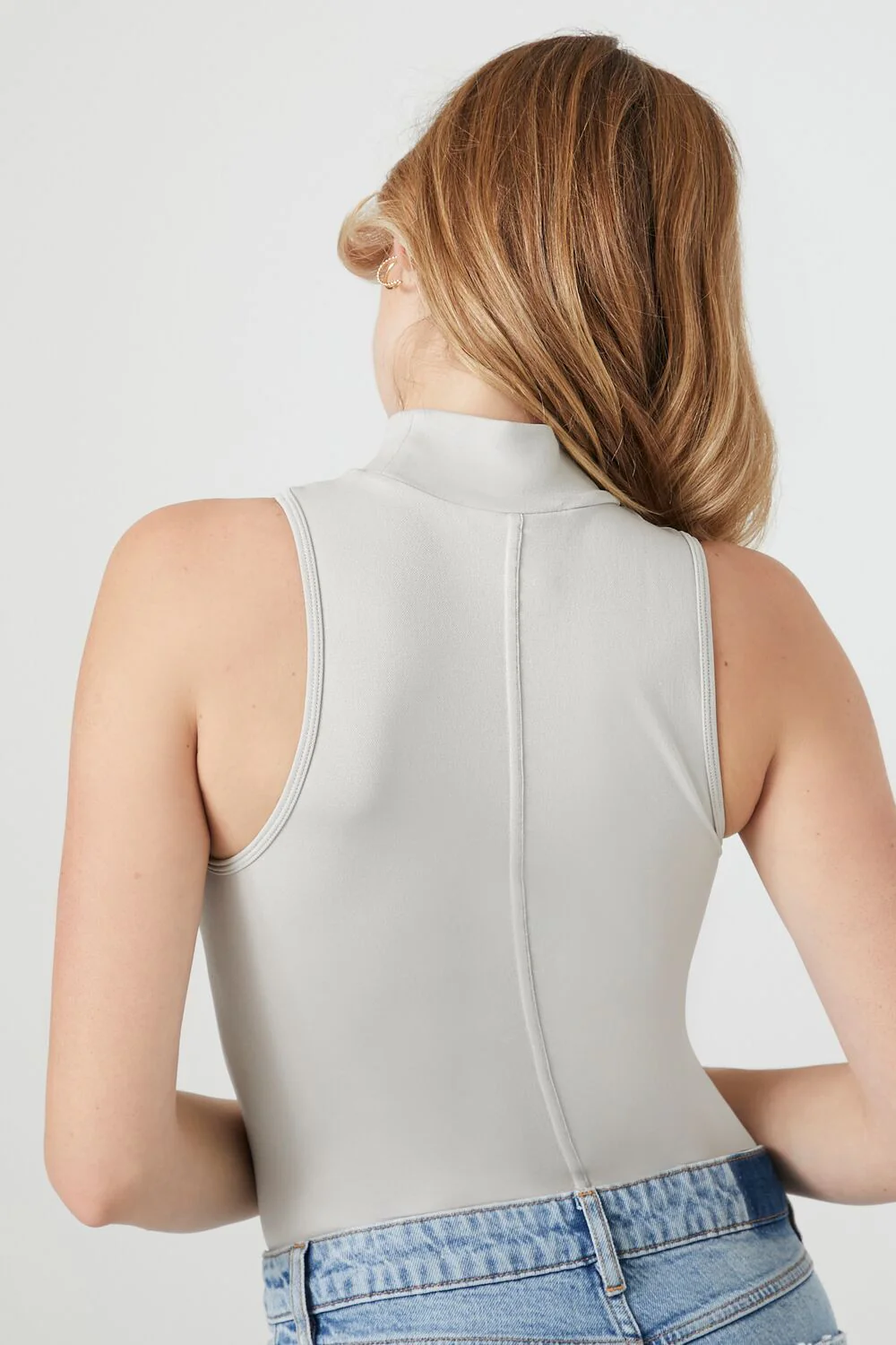 Seamless Mock Neck Bodysuit - Image 13