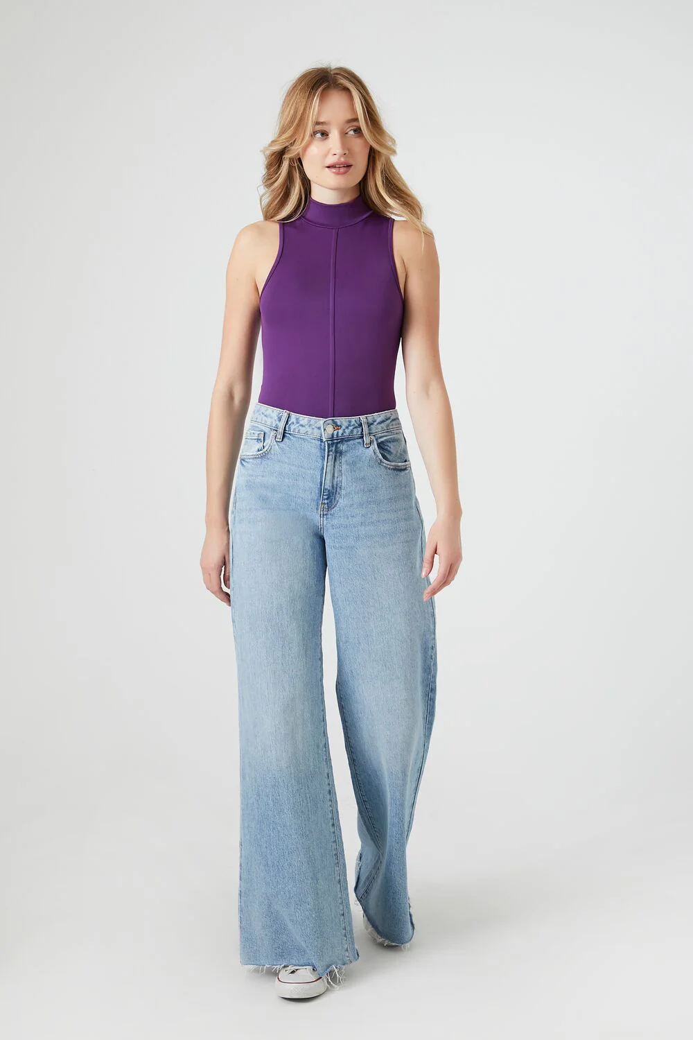 Seamless Mock Neck Bodysuit - Image 4