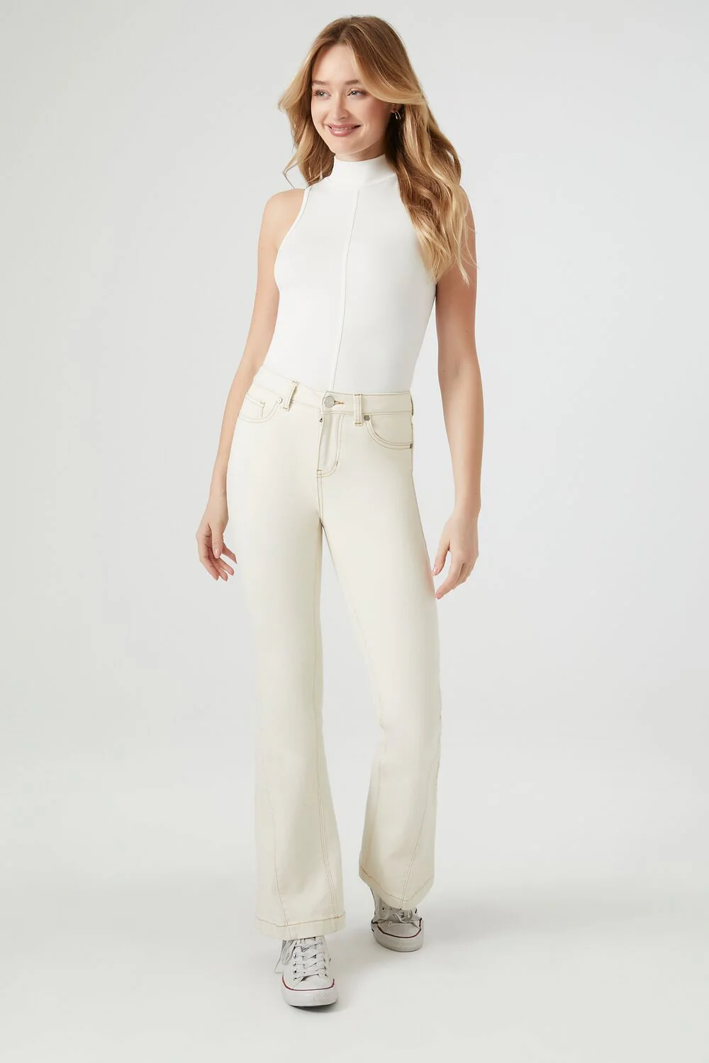 Seamless Mock Neck Bodysuit - Image 9