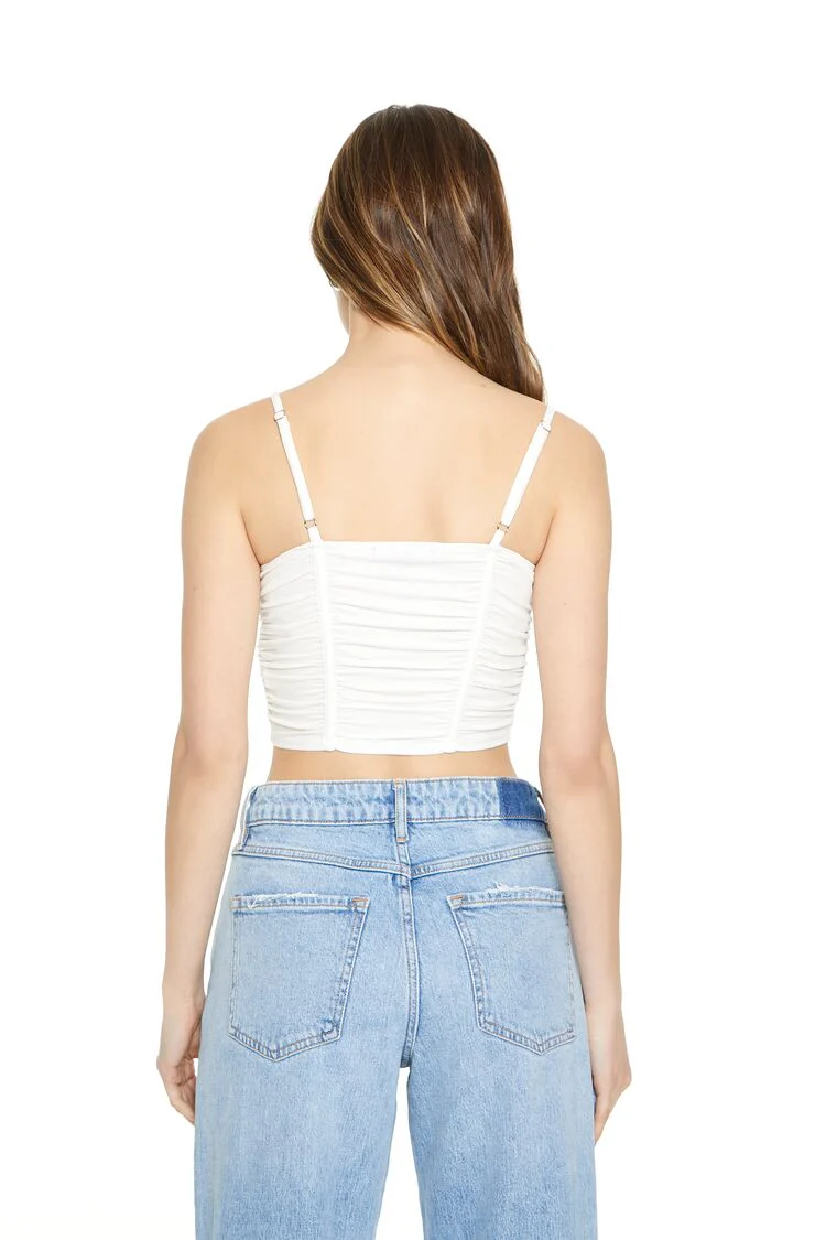 Ruched Cropped Cami - Image 3