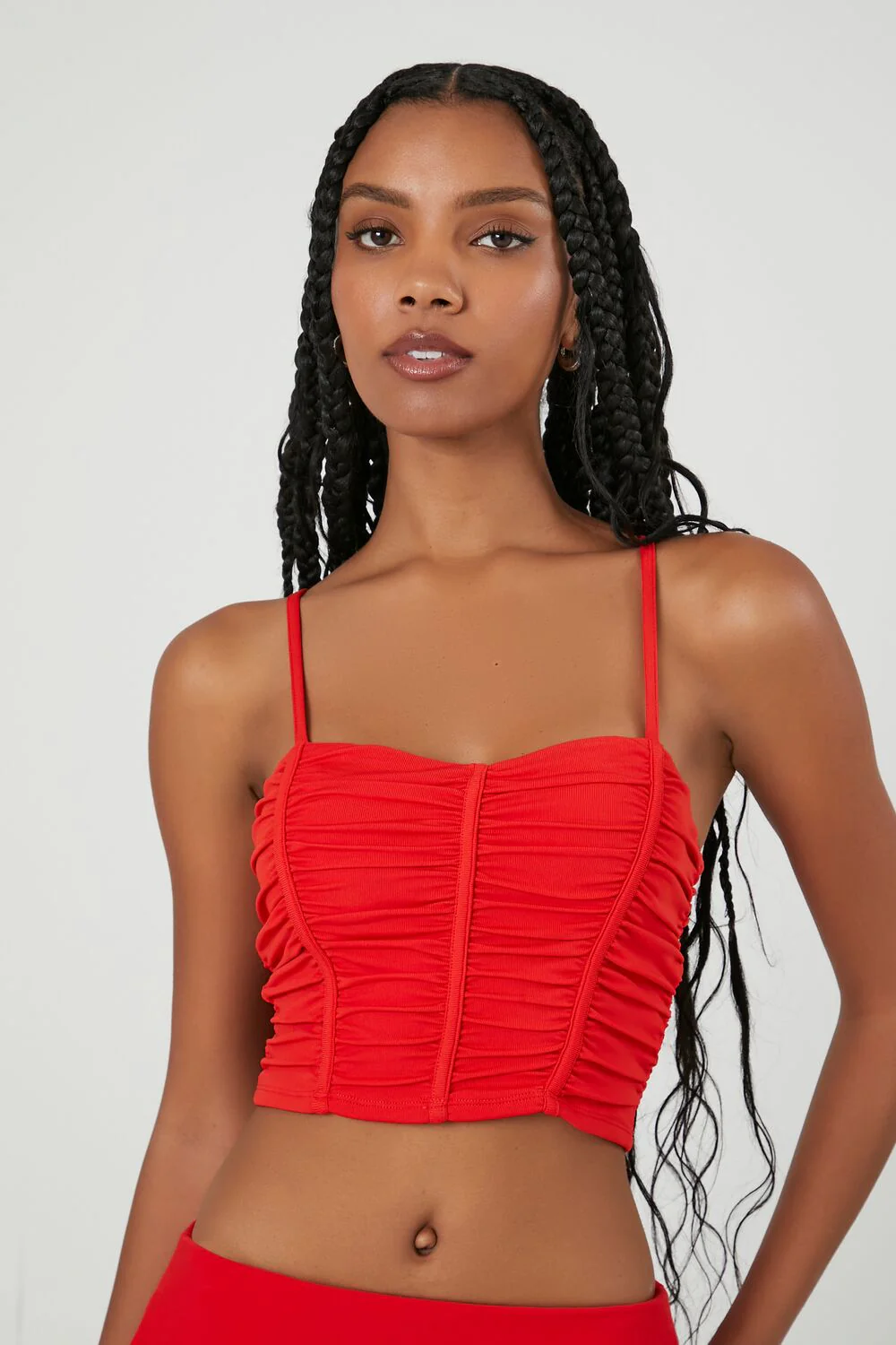 Ruched Cropped Cami - Image 6