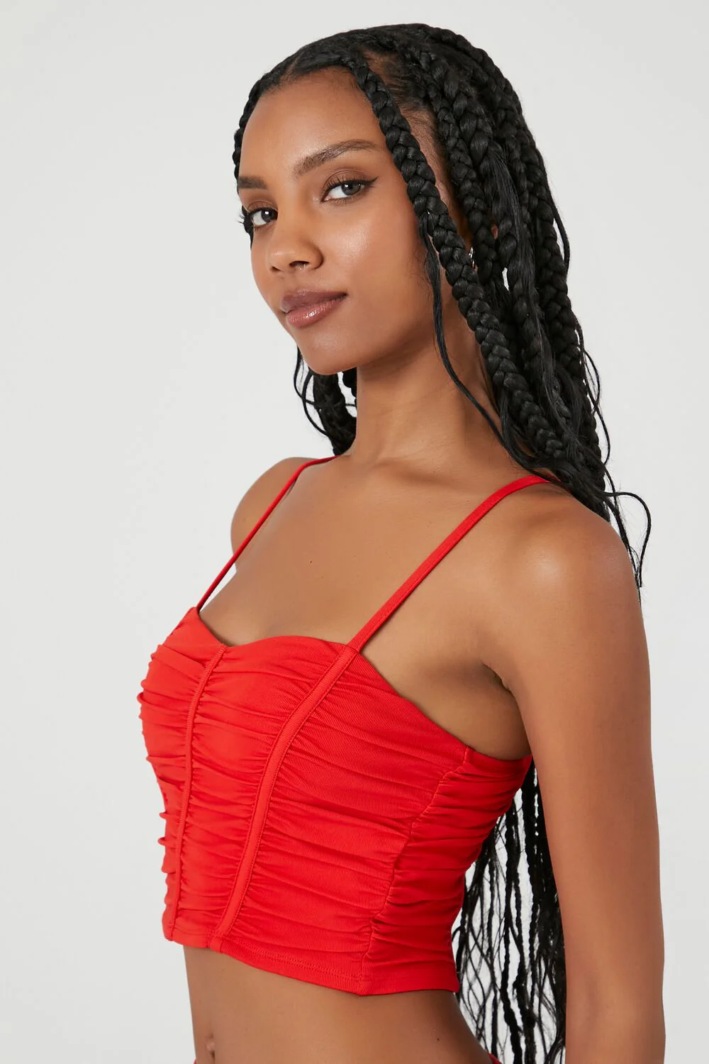 Ruched Cropped Cami - Image 7