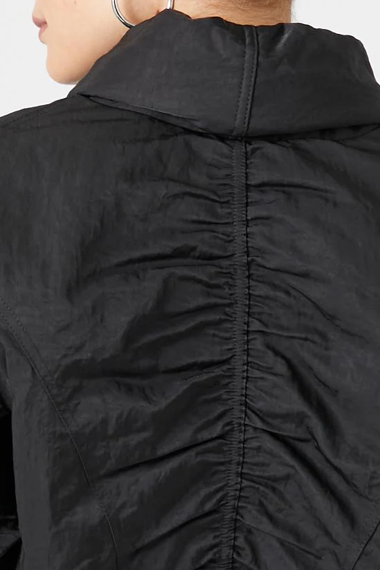 Ruched Tie-Front Puffer Jacket - Image 13