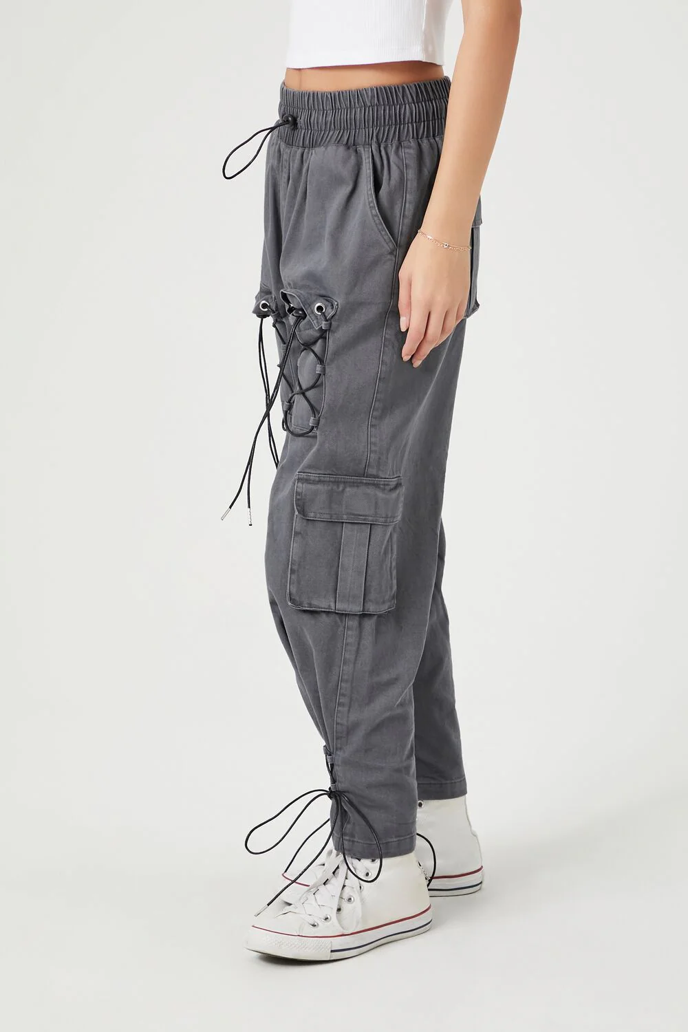 Lace-Up Toggle Joggers - Image 3