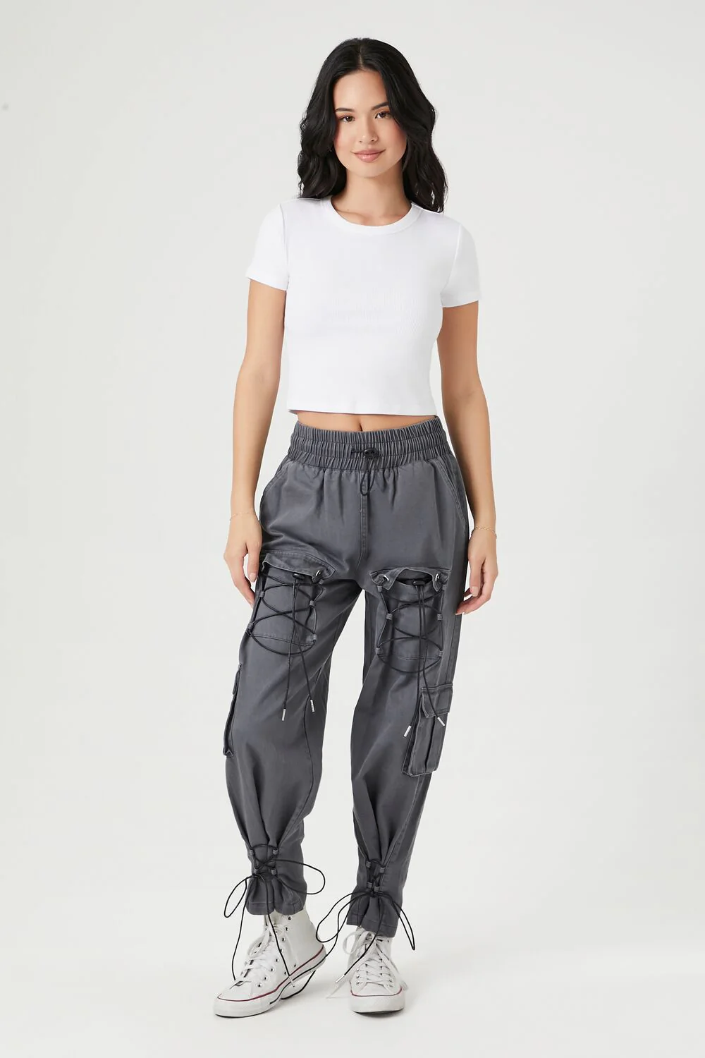 Lace-Up Toggle Joggers - Image 5