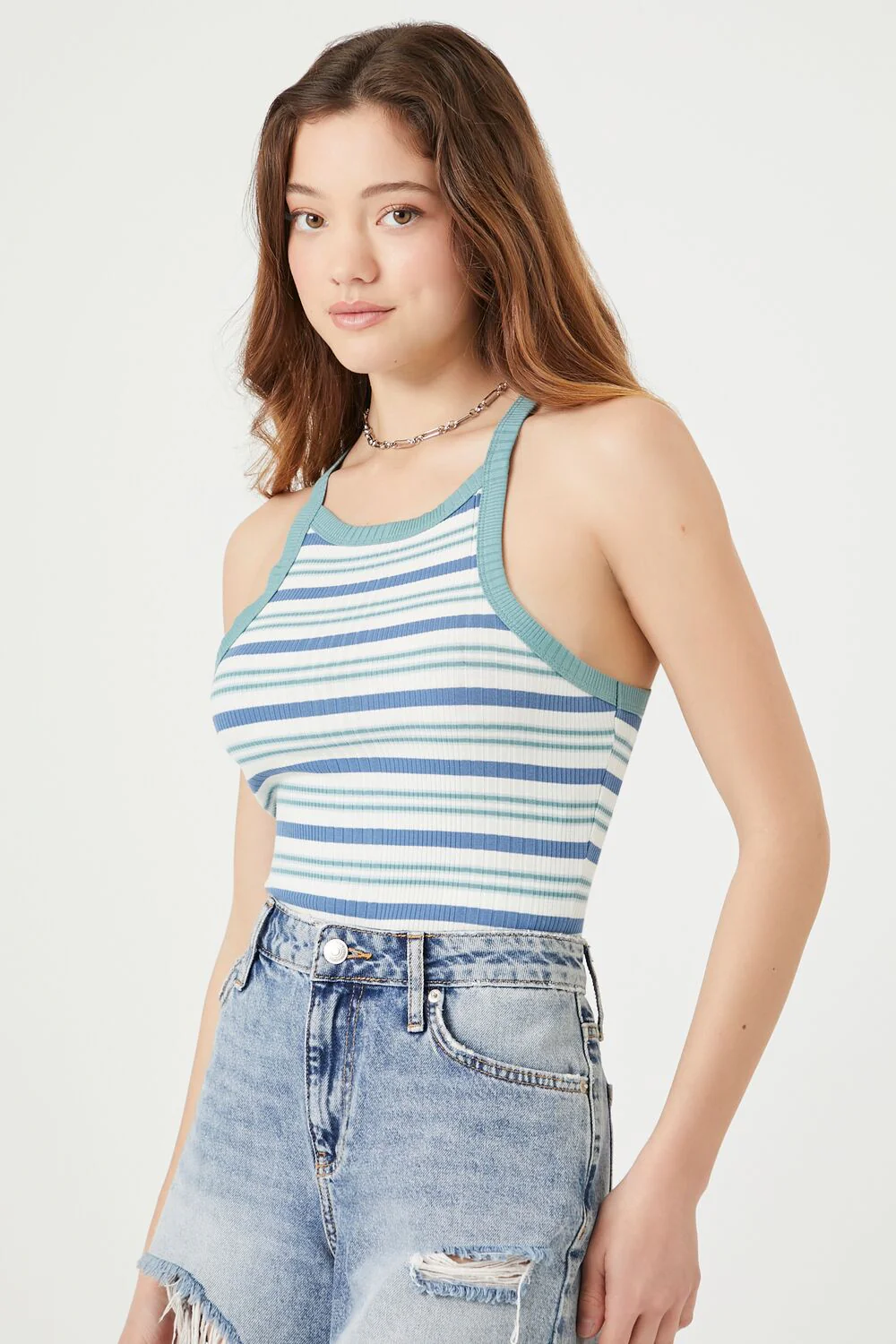 Striped Cami Bodysuit - Image 2