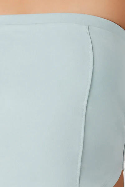 Ponte Knit Curved-Hem Tube Top - Image 10