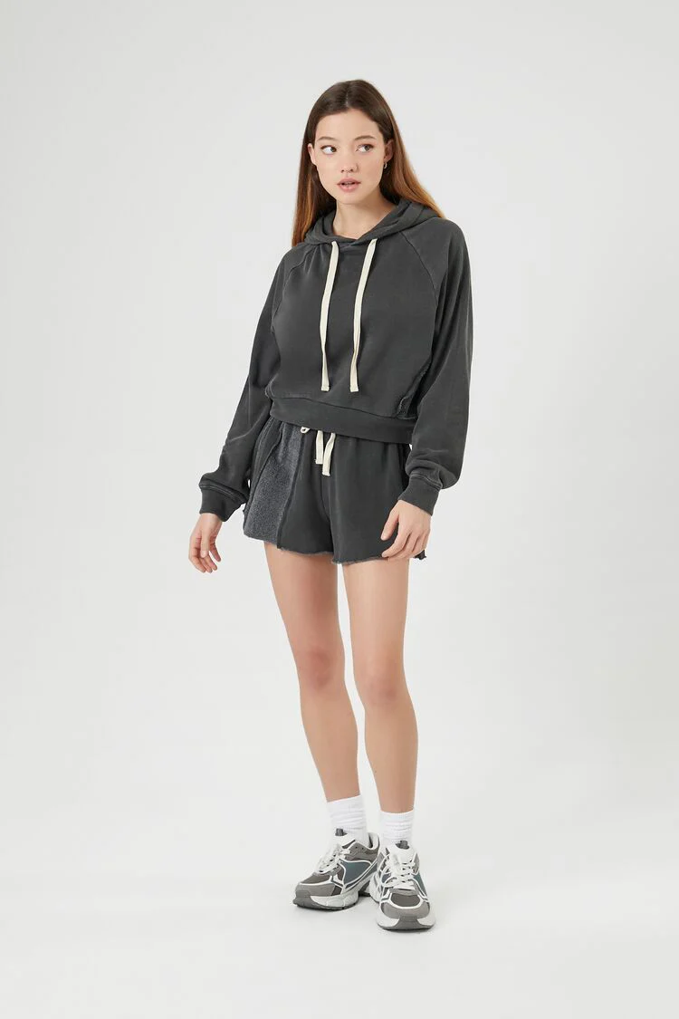 Reworked Fleece Raglan Hoodie - Image 4