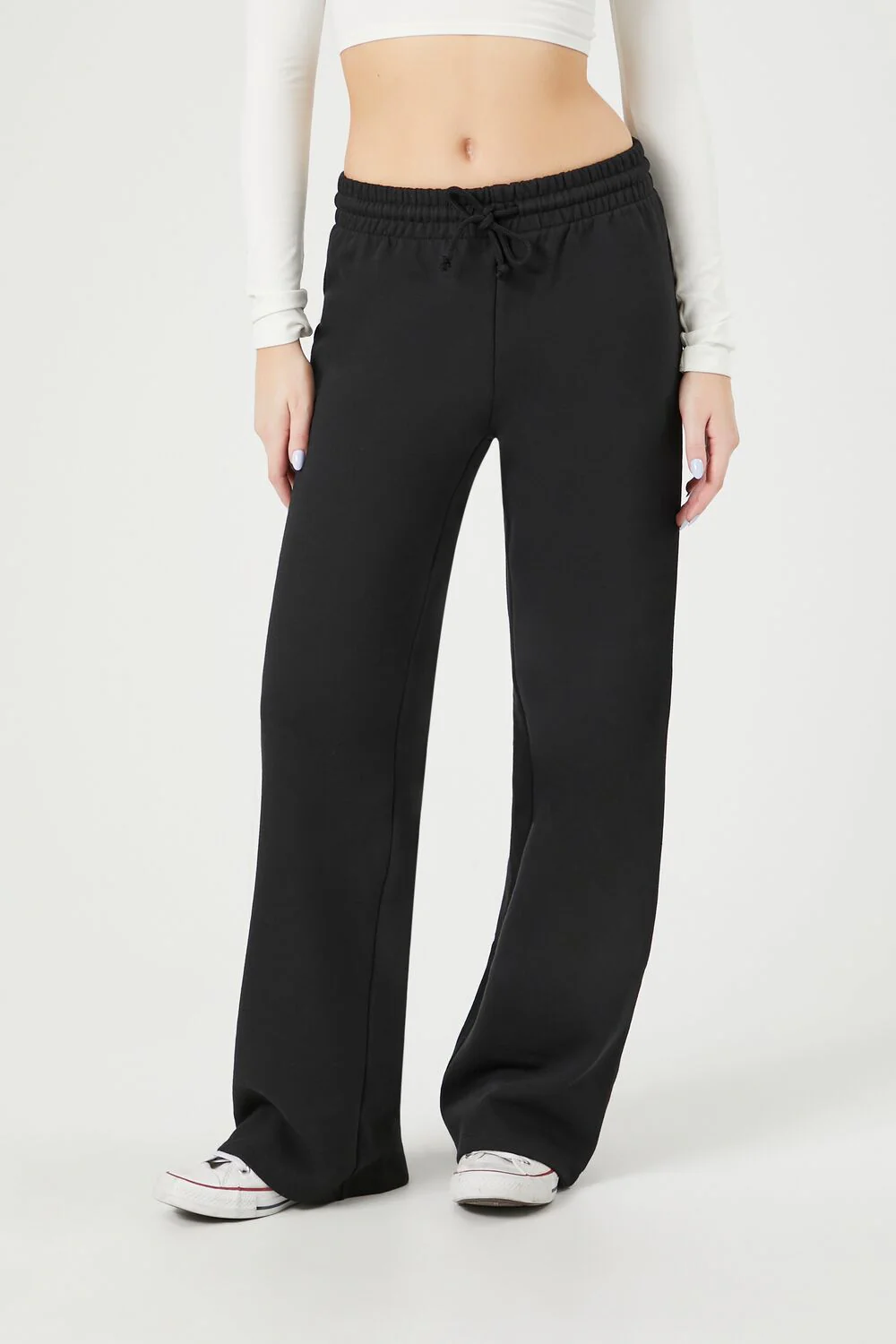 Fleece Drawstring Sweatpants - Image 2