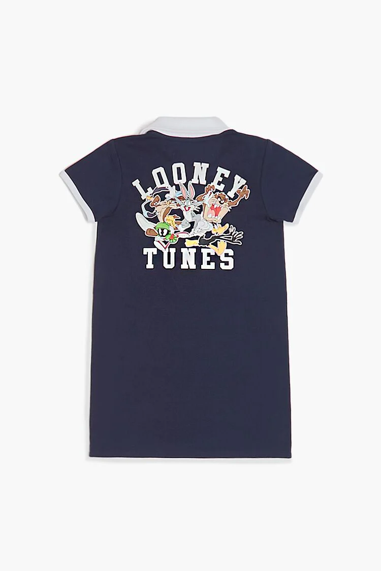 Girls Looney Tunes Polo Shirt Dress (Kids) - Image 2