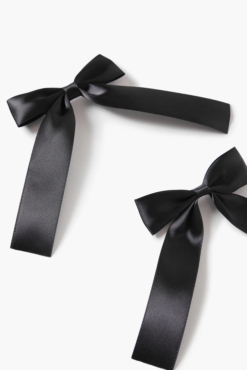 Satin Bow Gator Hair Clip Set - Image 3