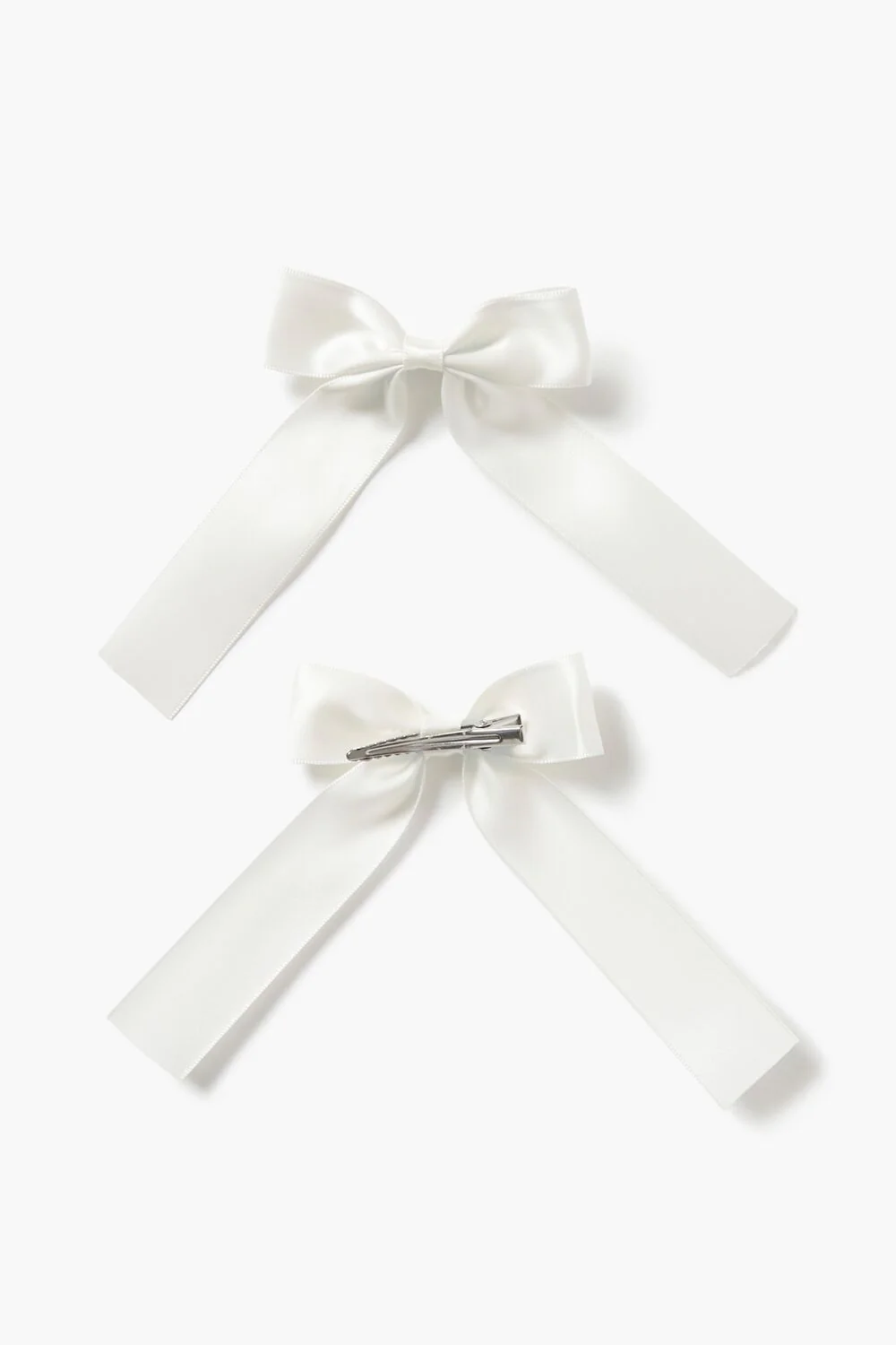 Satin Bow Gator Hair Clip Set - Image 5