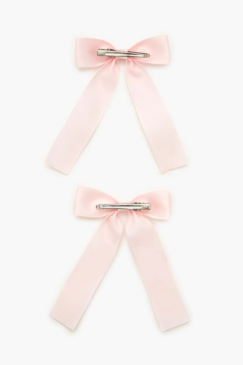 Satin Bow Gator Hair Clip Set - Image 8